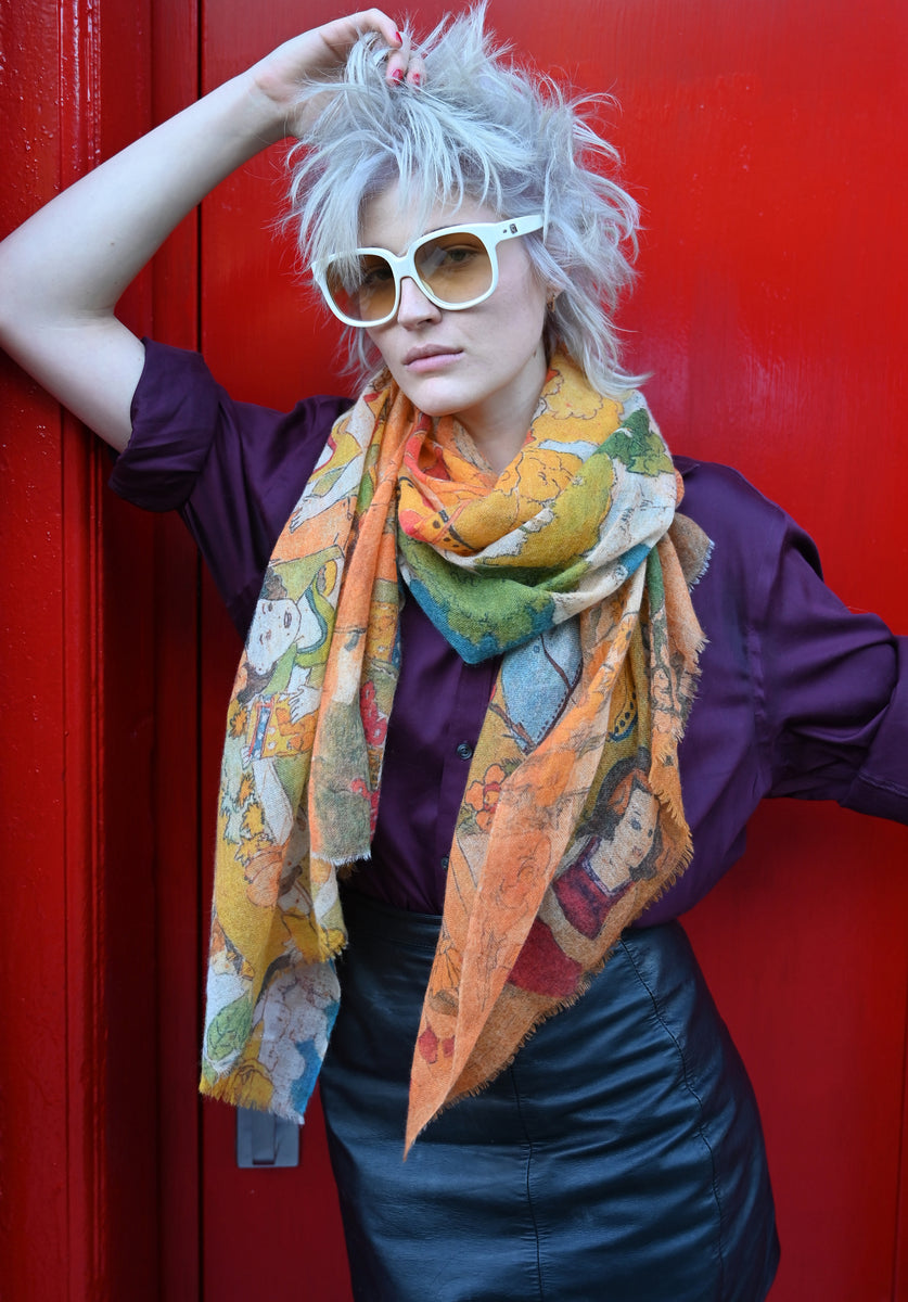 HENRY DARGER Cashmere Scarf | 28