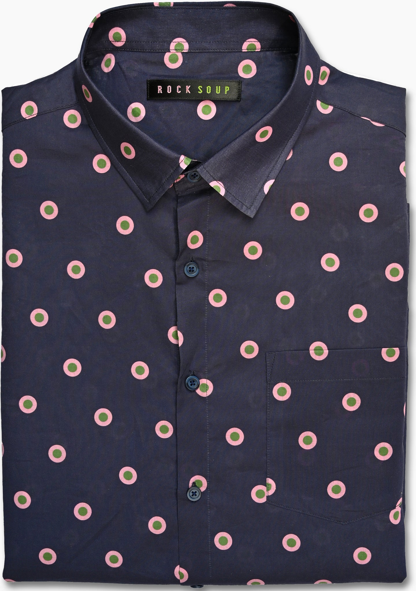 ROCK|SOUP Dot Shirt | Navy | IN STOCK