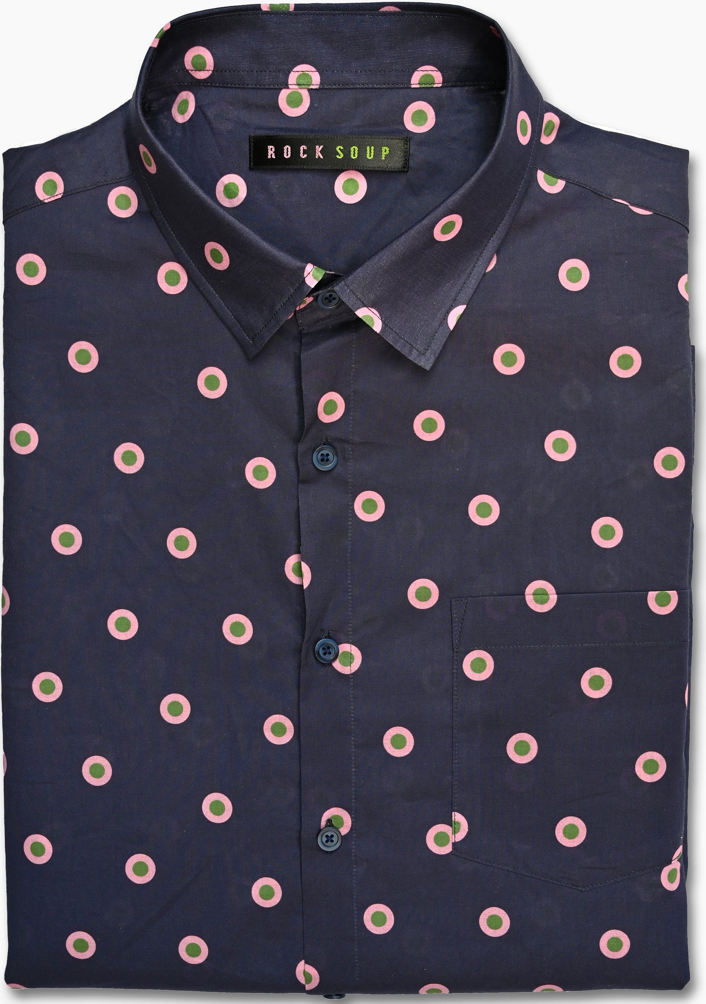 ROCK|SOUP Dot Shirt | Navy ROCK|SOUP Dot Shirt | Navy