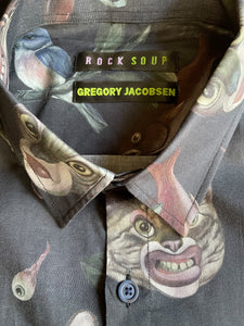 Gregory Jacobsen LS Button-Down Shirt | Navy