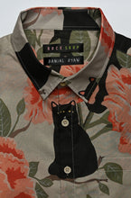 Danial Ryan Floral Cat Shirt | Taupe
